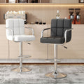Bar stool, home bar swivel lift chair, front desk cashier, nail salon, beauty salon, makeup chair, adjustable chair - no back