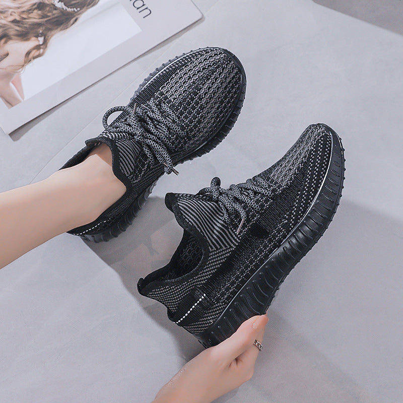 Soft and lightweight coconut shoes for women, breathable and odor-resistant mesh sneakers for summer, versatile for students, work, running, and casual sports