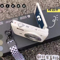 White deer style 100mp dual-camera selfie ccd digital camera - affordable & portable card camera for students