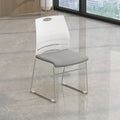 Solid steel chair (stackable) can be changed in color