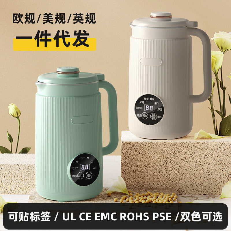 us standard smart wall breaker machine, large capacity, silent for home, fully automatic, no cooking, no filtering, soy milk machine, multi-function