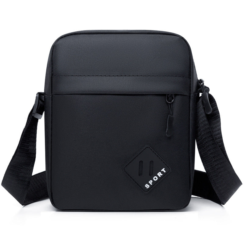 New lightweight Oxford cloth messenger bag men's fashion simple shoulder bag business commuter horizontal and vertical casual men's bag