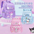 cartoon school backpack for elementary school students, grades 1-6 - quicksand cute girl kuromi fun backpack