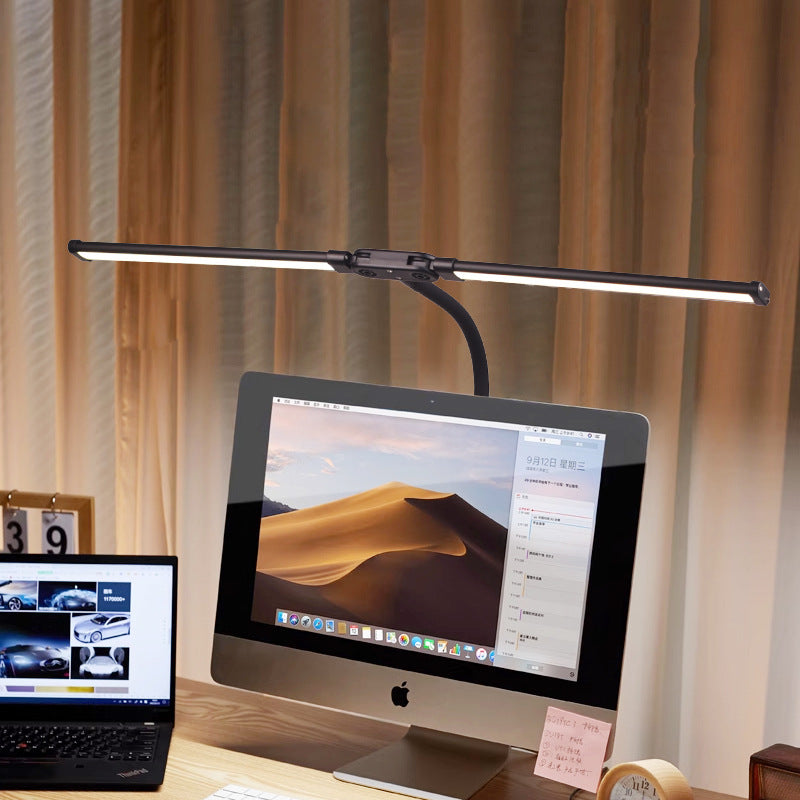 Led clip-on desk lamp, study light, plug-in nail lamp, reading bedside clip light, usb desk lamp for student dorms
