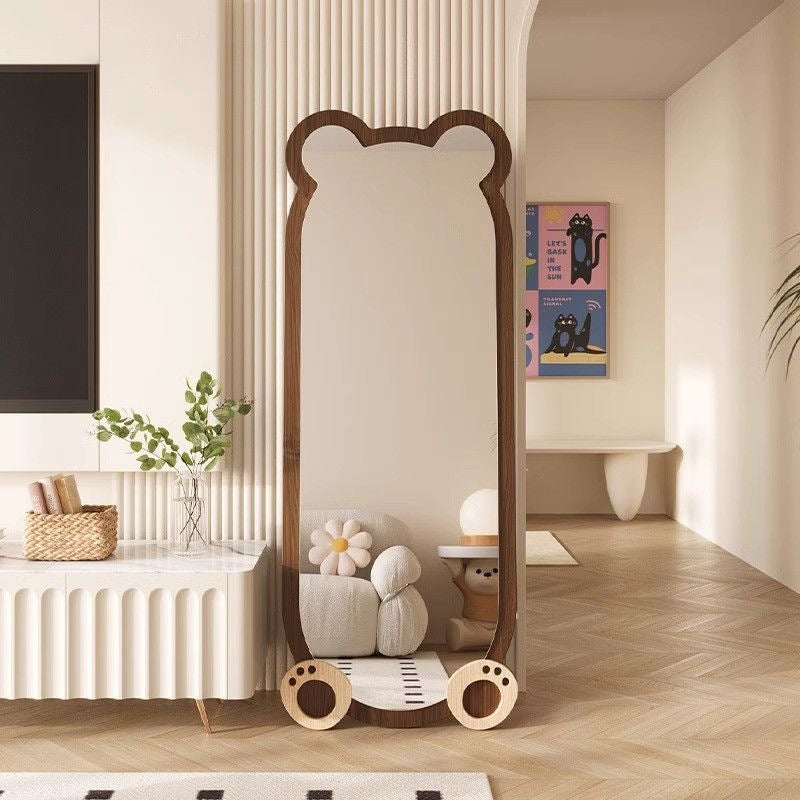 Bear full-length mirror floor mirror girl bedroom popular full-length mirror fitting mirror for home wall-mounted mirror