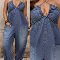 new arrivals: plus size women's deep v ruched loose fit jogger cargo pants for , , and european & american markets
