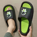 New summer casual men's slippers cartoon astronaut korean trendy indoor home bathroom bath slippers couple