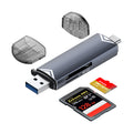 Usb 3.0 card reader, type-c 3.0 otg, sd card, tf card, usb drive, computer memory card, dual-slot simultaneous reading, multi-function