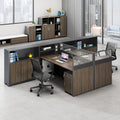 Saint li staff office desk and chair set - minimalist modern computer desk, office financial partition desk