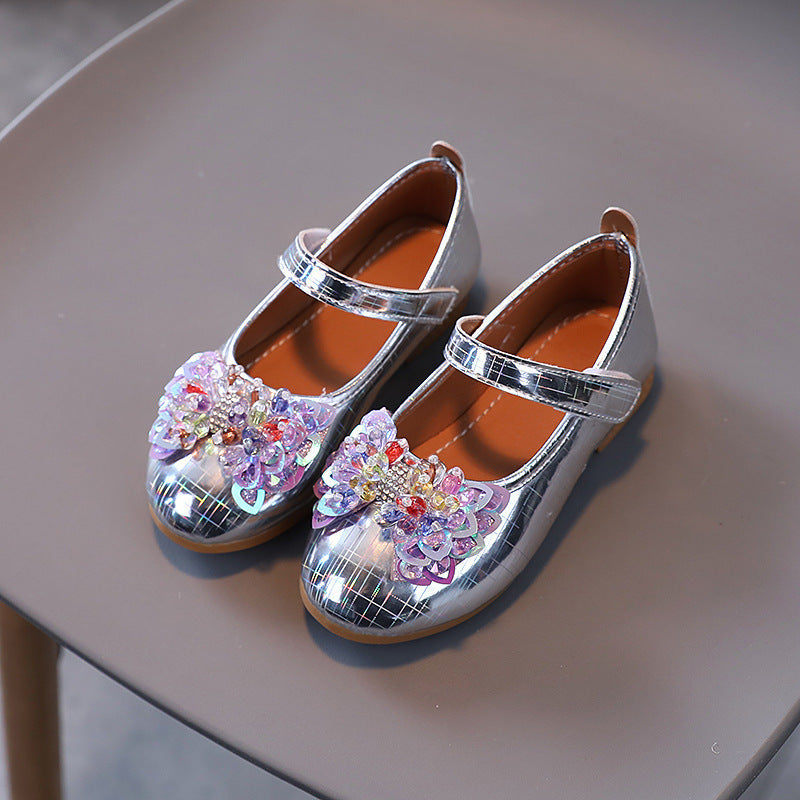 spring new girls' princess shoes - stylish soft sole cute bowknot toddler & baby flats