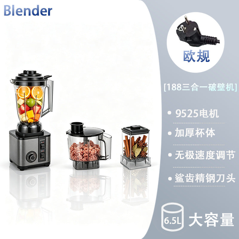 Carefully selected juicer multi-function wall breaking machine, durable stainless steel, large capacity ice crusher, cross-border commercial wall breaking machine