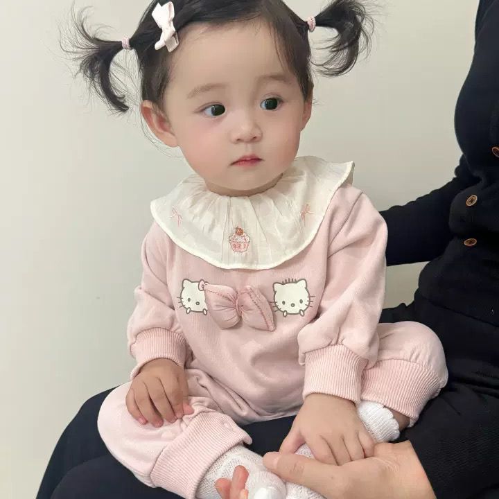 Spring & fall stylelong sleeves jumpsuit baby baby autum clothes monthly age early autum outing clothes autum clothes infant khaki
