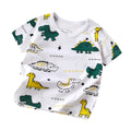 Kids' short-sleeve pure cotton summer new arrivals : boys' t-shirts, baby cartoon girls' short-sleeve korean style tops, children's clothing