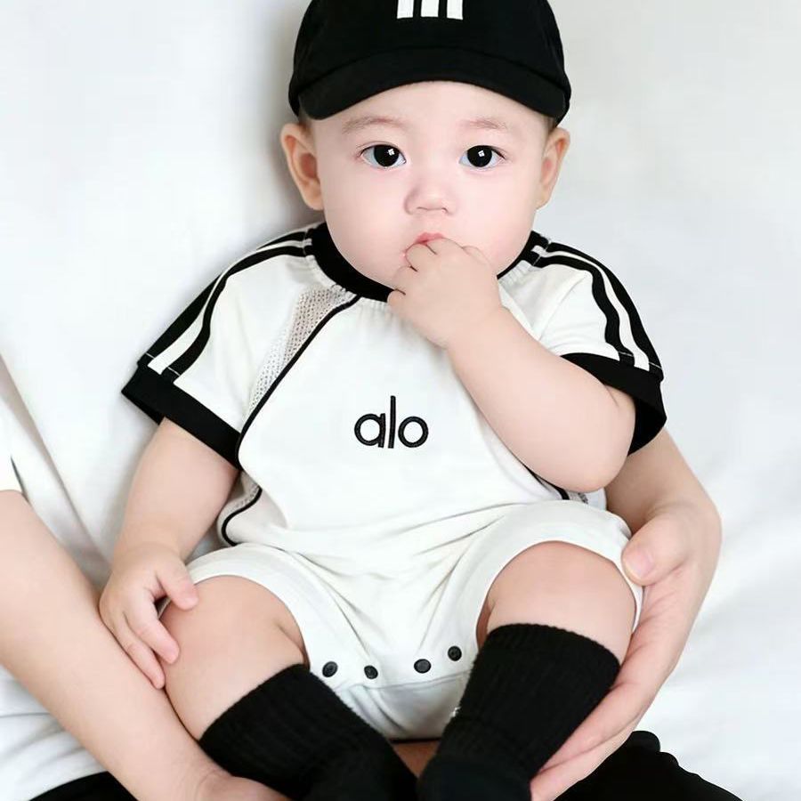 Super cute short-sleeved rompers for boys and girls new arrivalkids summer jumpsuit baby rompers rompers outing jumpsuit