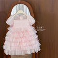 Girls' princess dress summer  new style girl's tulle dress chic baby birthday dress super fairy