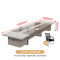 7.0m table+24 conference chairs