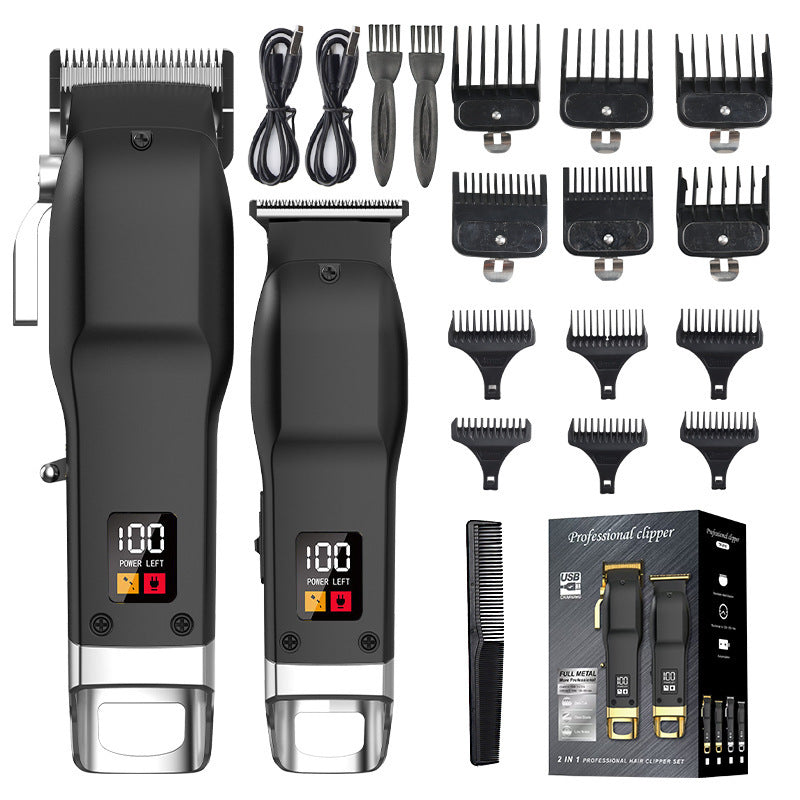 new arrival electric clipper hairdresser digital display electric clipper multi-function hairdresser for home hair clipper