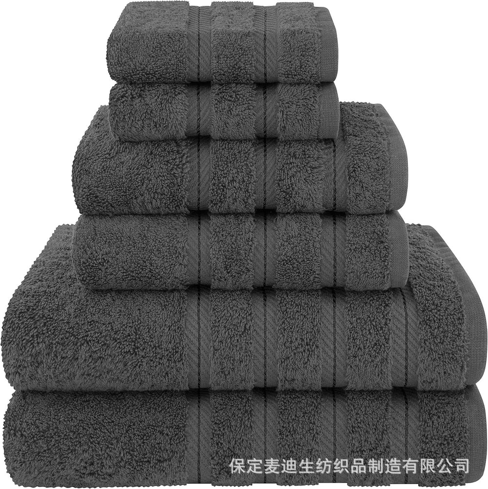 6pcs purple towel set 1 bath towels 1 hand towels 1 towel suit
