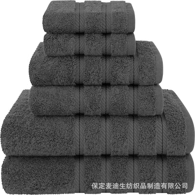 6pcs purple towel set 1 bath towels 1 hand towels 1 towel suit