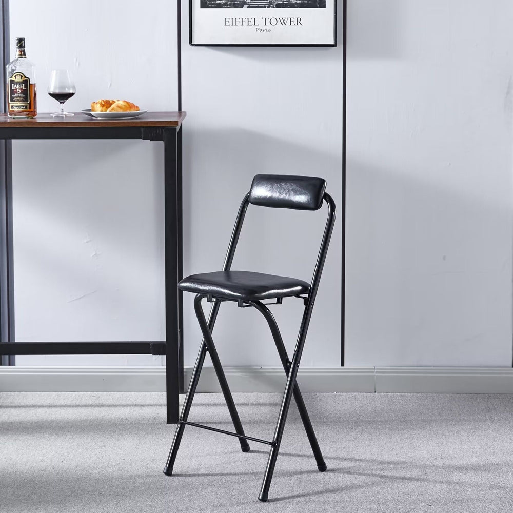 Portable foldable bar chair cashier counter bar chair front desk chair bar stool casual backrest dining chair bar counter default item
