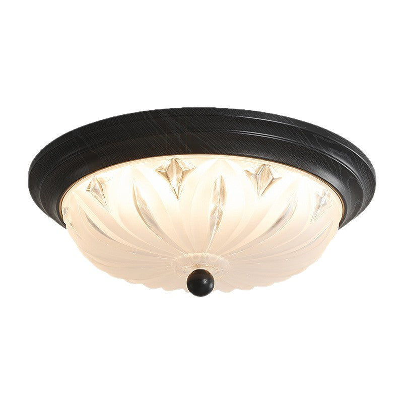 American rural ceiling light balcony aisle light entrance corridor entrance light simple pastoral wrought iron led ceiling light