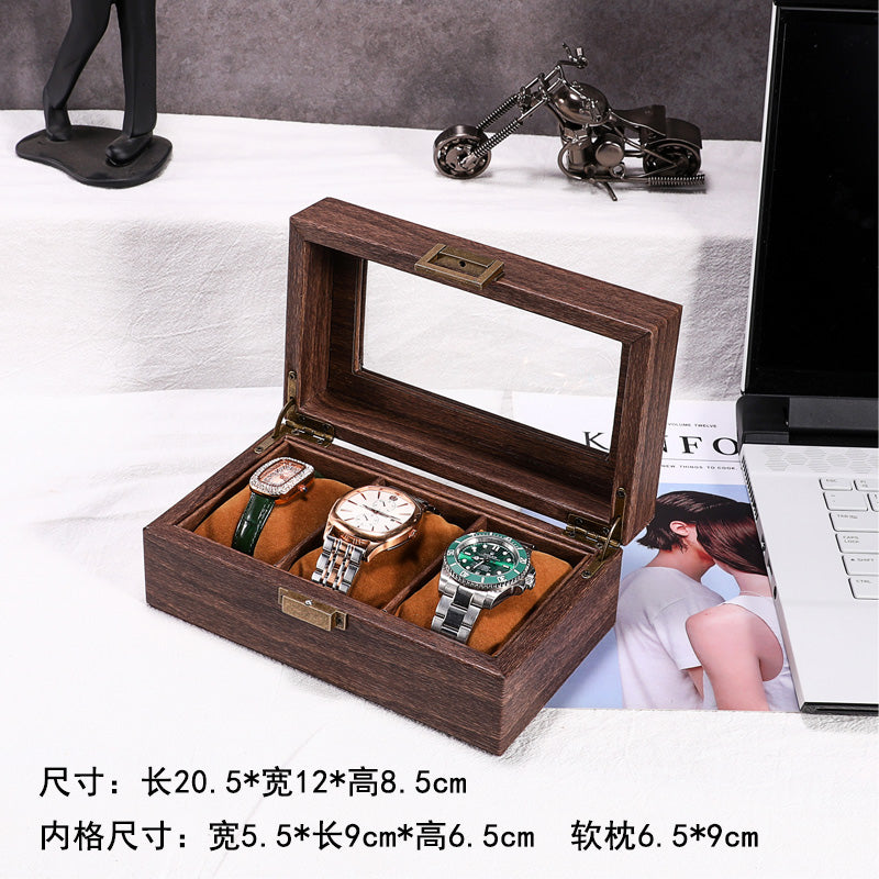Leather watch box, watch storage box, watch display box, watch box, multiple watches, jewelry box, sunroof bracelet box.