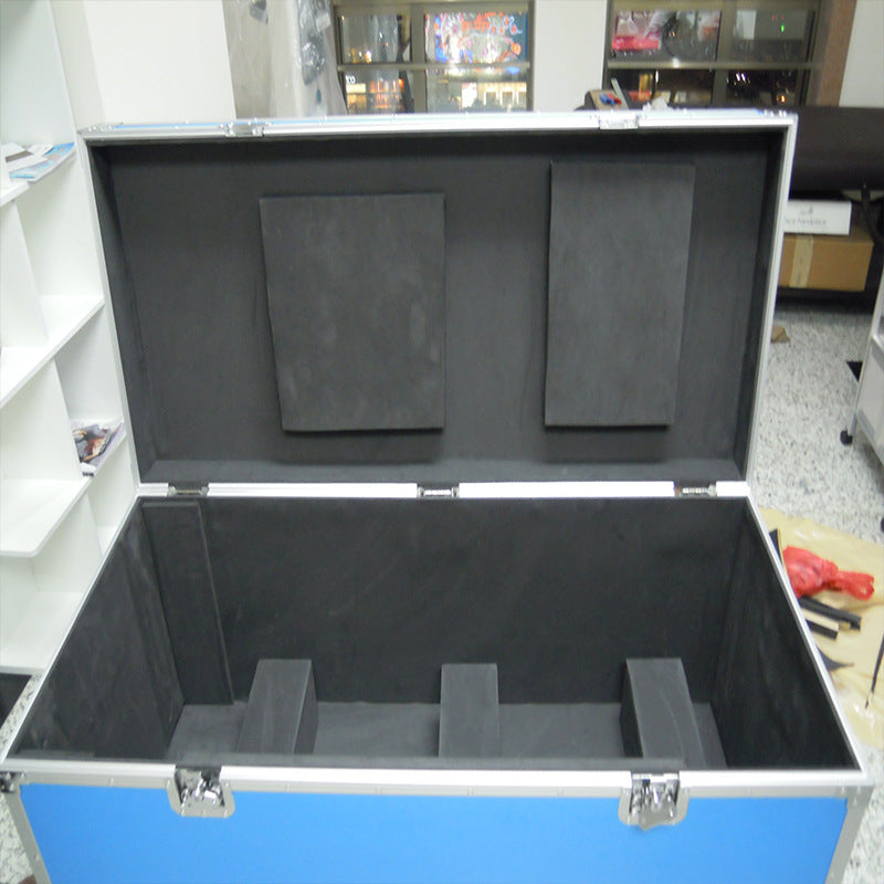 Dongguan manufacturer custom aluminum alloy air box instrument trolley case exhibition transportation box turnover aviation same box