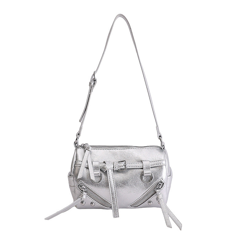 korean style high-value bags for women, new spring 2026 collection: macaron color shoulder bag, light luxury textured crossbody bag