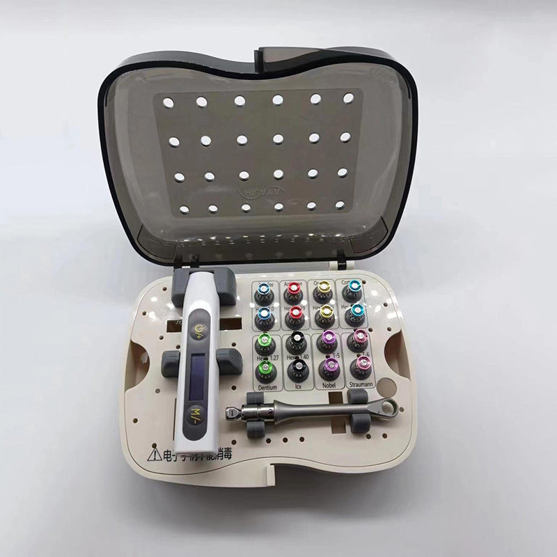 Dental Electric Torque Wrench Implant Wrench Machine Repair Universal Implant Tool Box Screwdriver Set