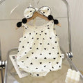 Baby summer sling casual jumpsuit summer outwear fashion haki summer thin jumpsuit baby clothes
