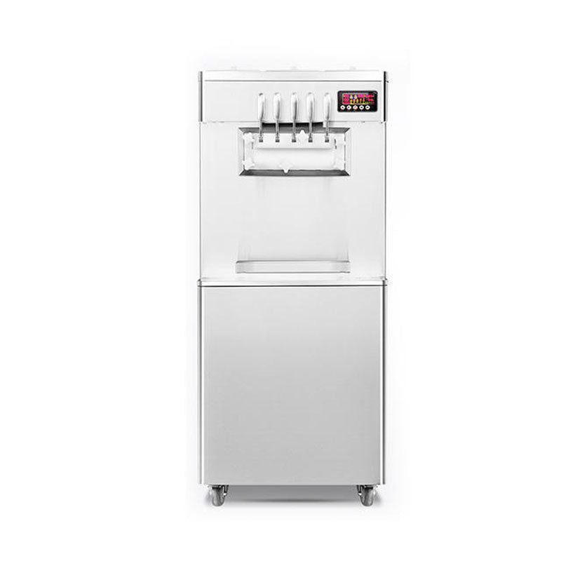 Ice cream machine commercial five-head vertical ice cream machine popular milk tea shop fully automatic cone soft ice cream machine