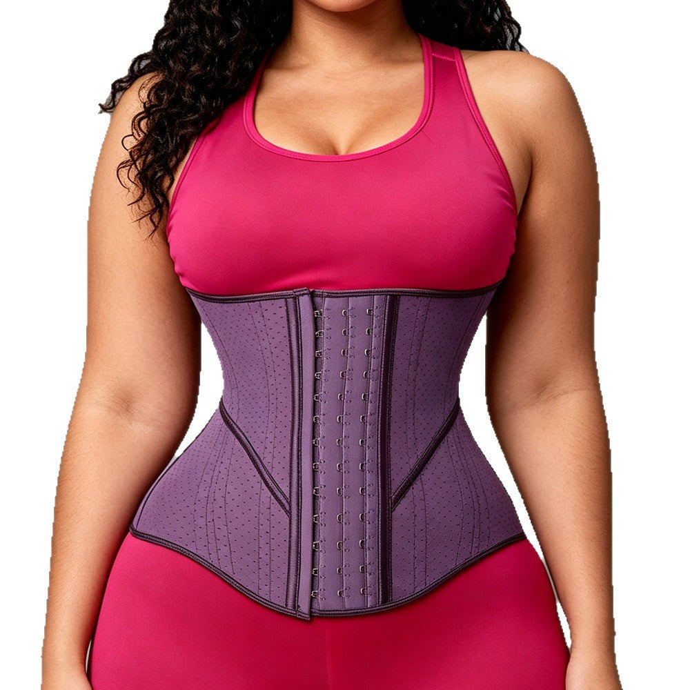 Waisttrainerfashion19 bone latex shaping sports waist tight slimming look waist tightening abdominal belt