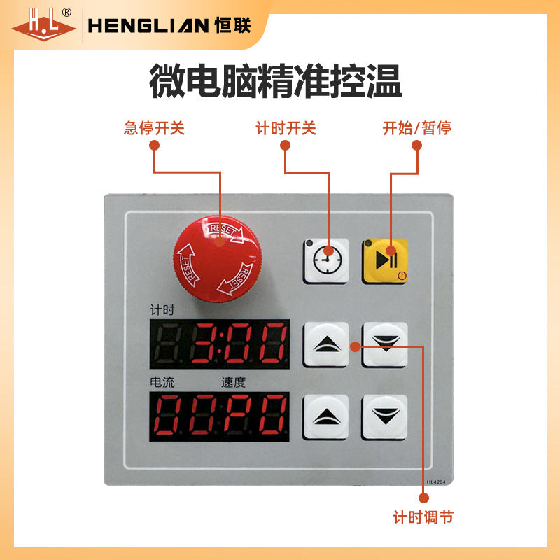 Henglian inverter mixer commercial b20ib40is multifunctional chef machine dough maker egg beater kneading machine