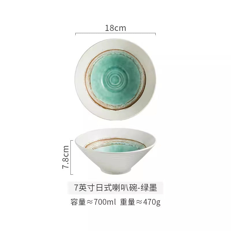 Japanese retro ceramic plate creative steak plate hotel commercial western food plate for home rice plate vegetable flat plate wholesale