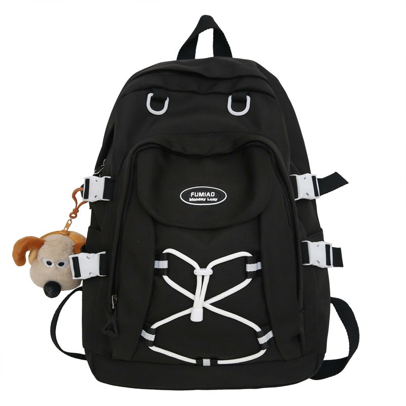 Student backpack Girls schoolbag Middle school student backpack Large capacity Junior high school backpack