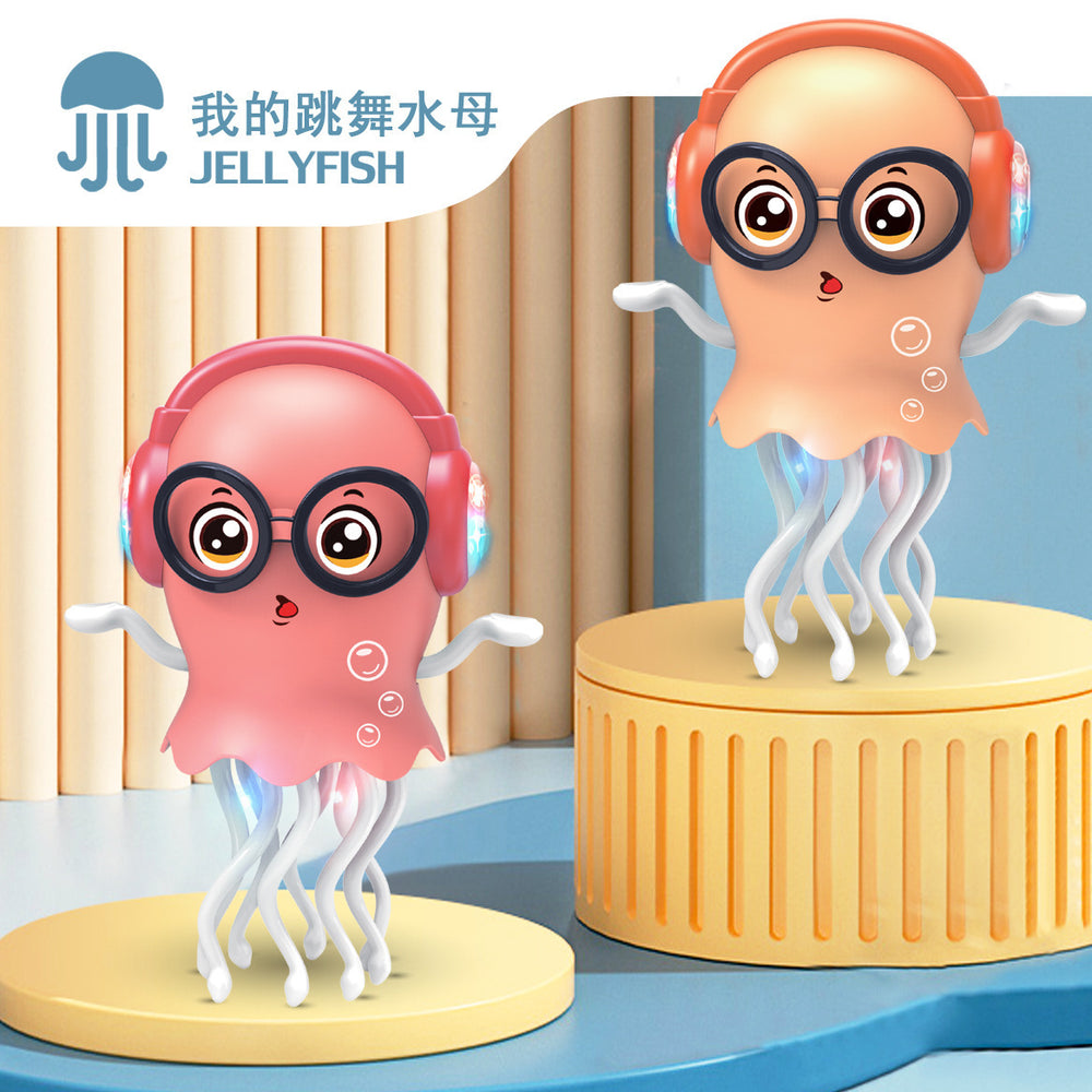 magic dancing jellyfish toys universal electric luminous self-obstacle avoidance stunt dancing octopus toys wholesale