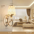 European style wall lamp - bedroom bedside light, modern minimalist aisle light, creative hotel living room corridor wall lamp, stairway light