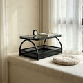 Bay window small table cream style tatami tea table window sill small coffee table three-piece bedroom low table balcony kang table