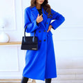fall/winter new collection: independent e-commerce, us & european, tiktok-driven, cross-border trade women's double-breasted wool coat