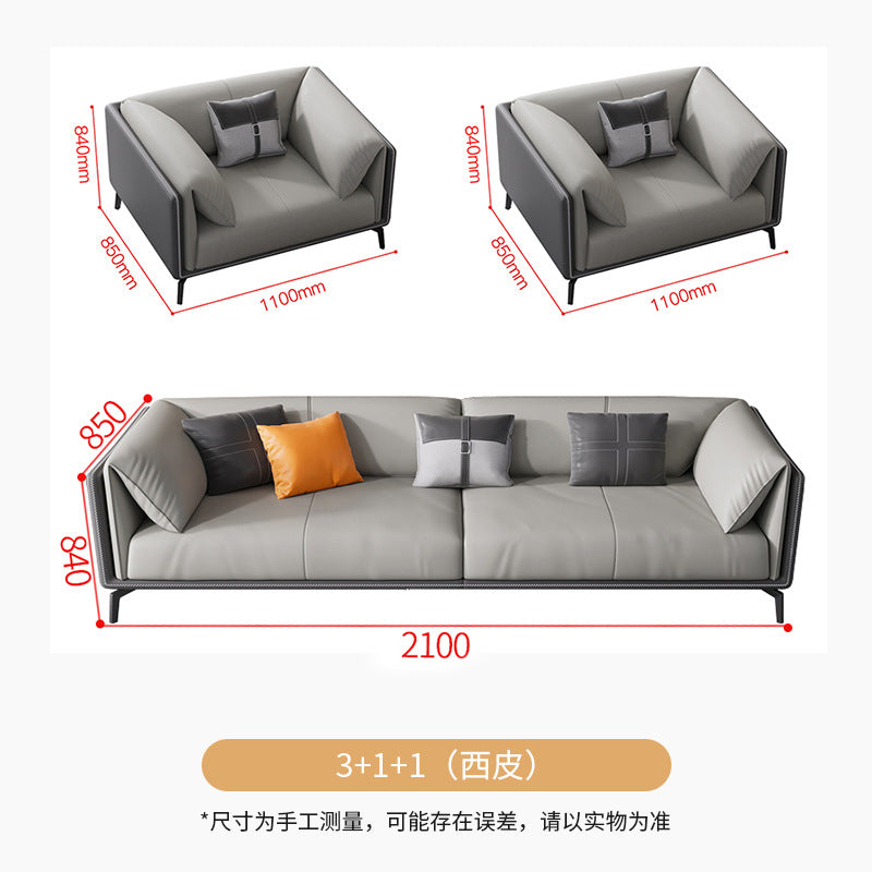 Saint li office sofa reception lounge office sofa executive meeting area minimalist negotiation sofa