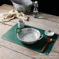 Japanese retro one-person meal set deep dry pot vegetable plate for homeclassy curry rice plate double ear soup plate