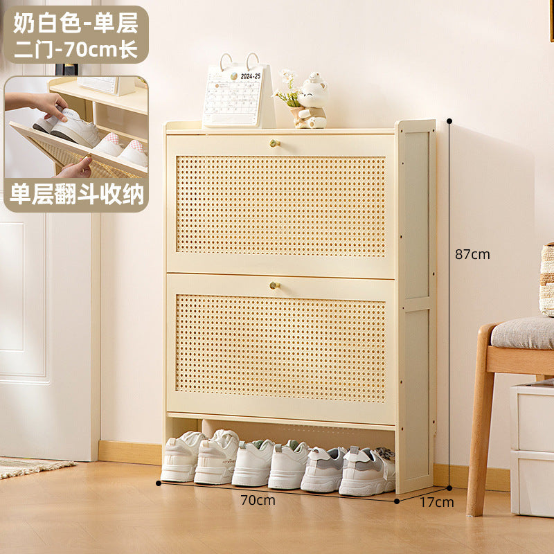 Simple shoe rack household door multi-layer with door dust-proof entry shoe rack shoe cabinet high vertical integrated storage rack