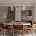 Hotel private room round chandelier - modern minimalist style for lounges, dining tables, villas, clubs, and living rooms - designer mazar lamp