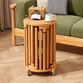 One table and 6 stools [original wood color] pulley style