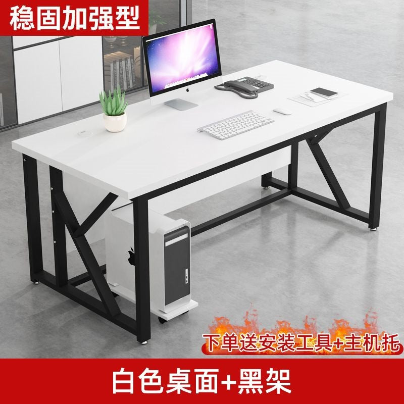 Computer desk simple single person manager desk bench table casual modern supervisor table thickened reinforced boss desk