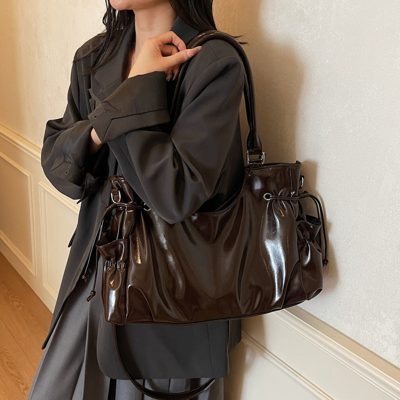 2025 new autumn/winter tote bag - women's casual large capacity commuter bag - trendy, high-end, versatile women's crossbody bag