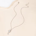 Wholesale alloy butterfly necklace - european & american cross-border e-commerce jewelry - diamond-studded star pendant - unique & versatile moon necklace