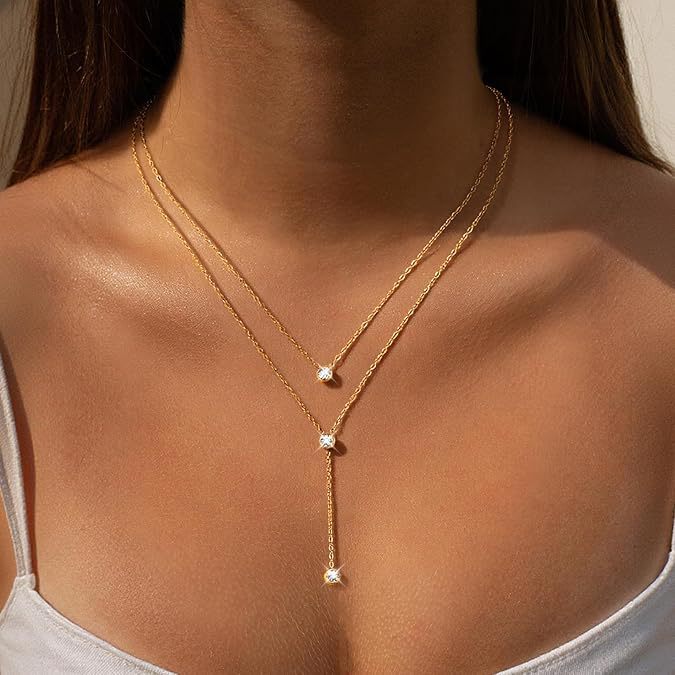 fashion new product retroins women's pendant necklace fashionaccessible luxuryy-shaped adjustable clavicle necklace gift