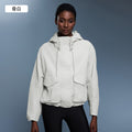 Light outdoor waterproofabrasion resistant hooded outwearcasuallooseeasiest for match windproof short windbreaker jacket for women autumn d25126