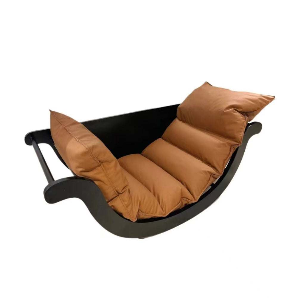 Banana boat rocking chair lazy sofa home lounge chair living room balcony retro design casual rocking chair cross-border export